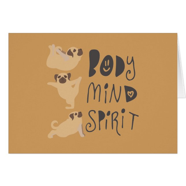 Yoga Pugs (Front Horizontal)