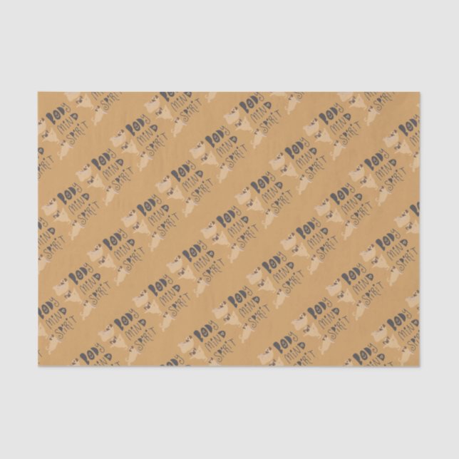 Yoga Pugs Tissue Paper (Front)