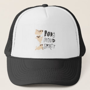 Yoga Pugs Trucker Hat