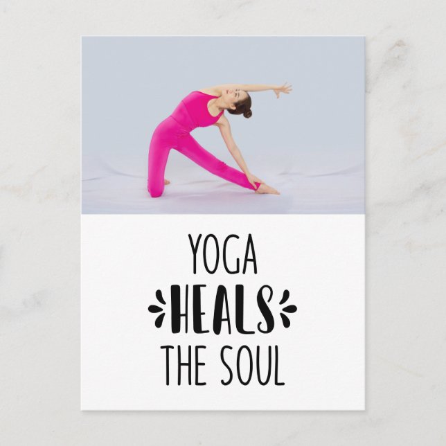 Yoga Quotes  Postcard (Front)