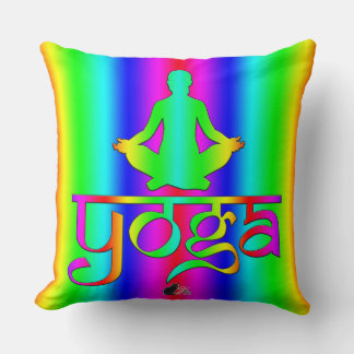 Yoga Rainbow Intentions Cushion