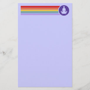Yoga Rainbow Stationery