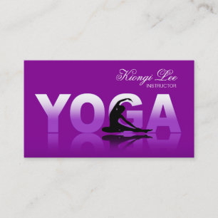 Yoga Reflections, Yoga Instructor, Yoga Class Business Card
