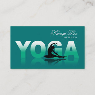 Yoga Reflections, Yoga Instructor, Yoga Class Business Card