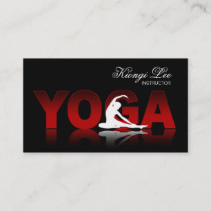 Yoga Reflections, Yoga Instructor, Yoga Class Business Card