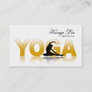 Yoga Reflections, Yoga Instructor, Yoga Class Business Card