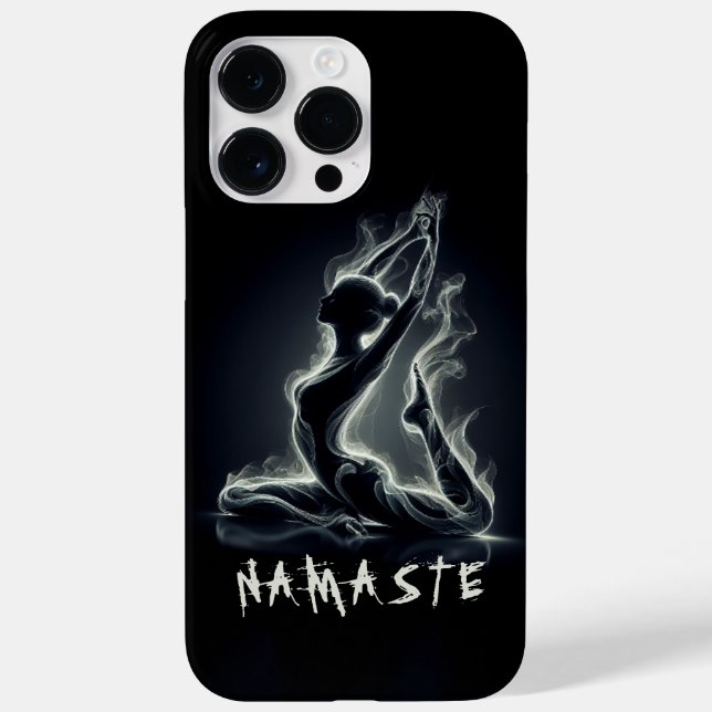 Yoga Reiki Instructor One-Legged King Pigeon Pose Case-Mate iPhone Case (Back)