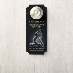 Yoga Reiki Instructor One-Legged King Pigeon Pose Door Hanger