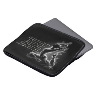 Yoga Reiki Instructor One-Legged King Pigeon Pose Laptop Sleeve