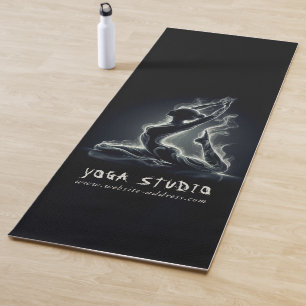 Yoga Reiki Instructor One-Legged King Pigeon Pose Mat
