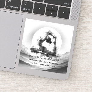 Yoga Reiki One-Legged King Pigeon Pose Watercolor