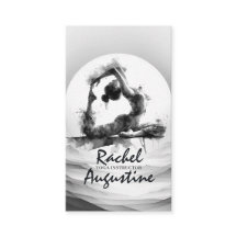 Yoga Reiki One-Legged King Pigeon Pose Watercolor