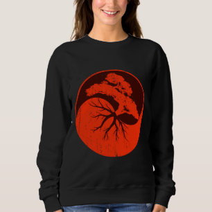 Yoga Retro Yin Yang Fitness Yoga Teacher Sweatshirt