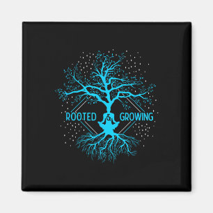 Yoga Rooted And Growing Meditation Tree Of Life Yo Magnet