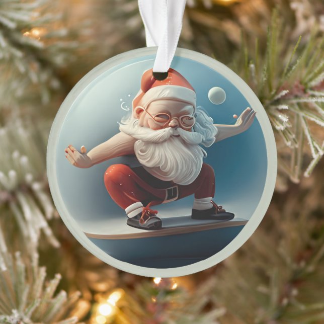 Yoga Santa Ornament (Tree)