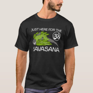 Yoga Savasana Parrot Dusky headed Conure T-Shirt