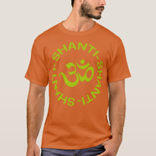Yoga Shanti Shanti Shanti Om Yoga T-Shirt