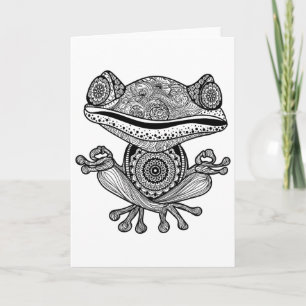 Yoga Shirt Yoga Frog Mandala Meditation Cl Teacher Card