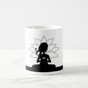 Yoga Silhouette Coffee Mug