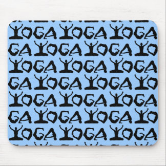 Yoga Silhouettes Mouse Mat