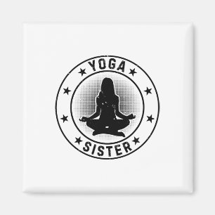 Yoga Sister Yoga Magnet
