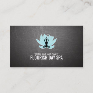 Yoga Sitting  Lotus Pose Appointment Card