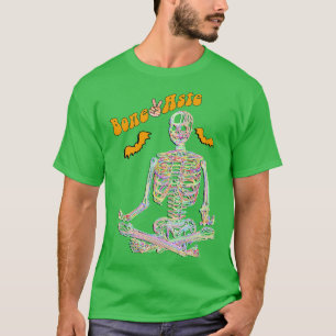 Yoga Skeleton Funny BoneAste Halloween T-Shirt