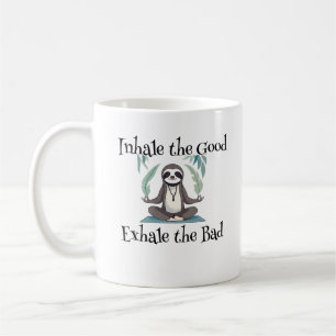 Yoga Sloth Mug for Meditation