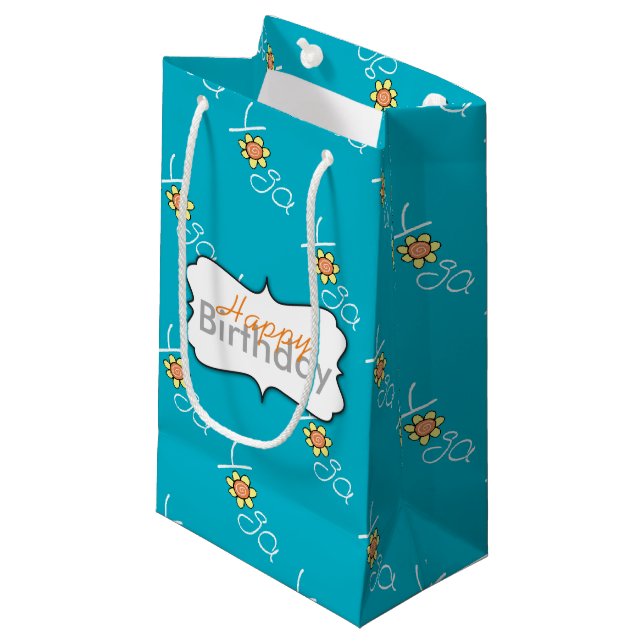 Yoga Small Gift Bag (Front Angled)