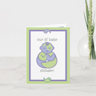 Yoga Speak Baby : Lil' Baby Shower! Note Card