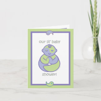 Yoga Speak Baby : Lil' Baby Shower! Note Card