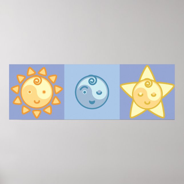 Yoga Speak Baby : The Sun, The Moon & The Stars Poster (Front)