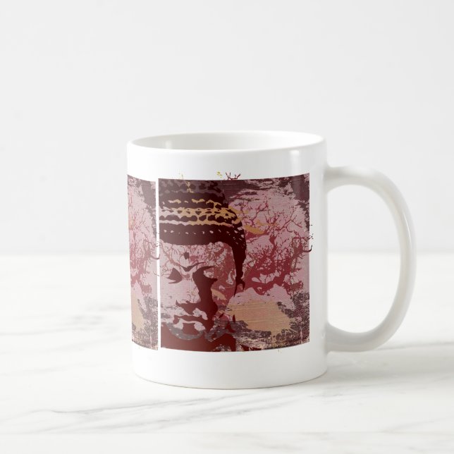 Yoga Speak : Buddha Tree Graphic Coffee Mug (Right)