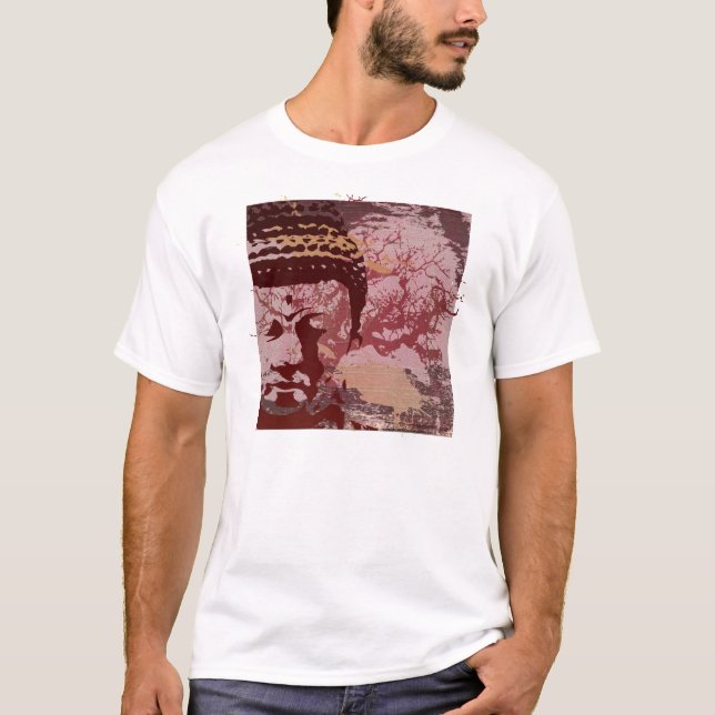 Yoga Speak : Buddha Tree Graphic T-Shirt (Front)