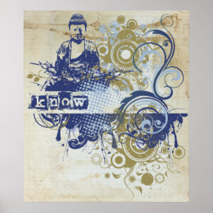 Yoga Speak : Indigo Knowing Chakra Poster