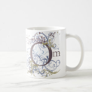Yoga Speak : Swirling Om Design Coffee Mug