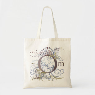 Yoga Speak : Swirling Om Design Tote Bag