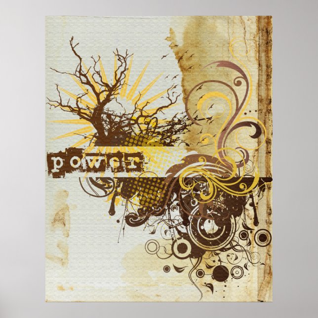 Yoga Speak : Yellow Power Chakra Poster (Front)