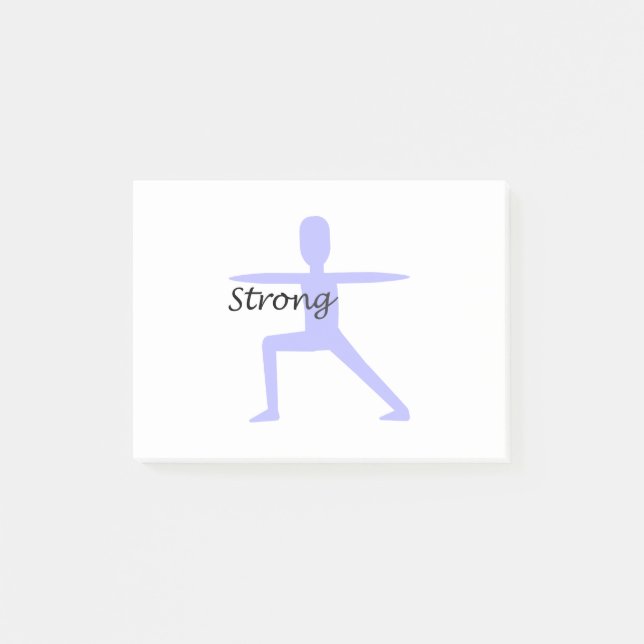 Yoga Strong Post-it Notes (Front)