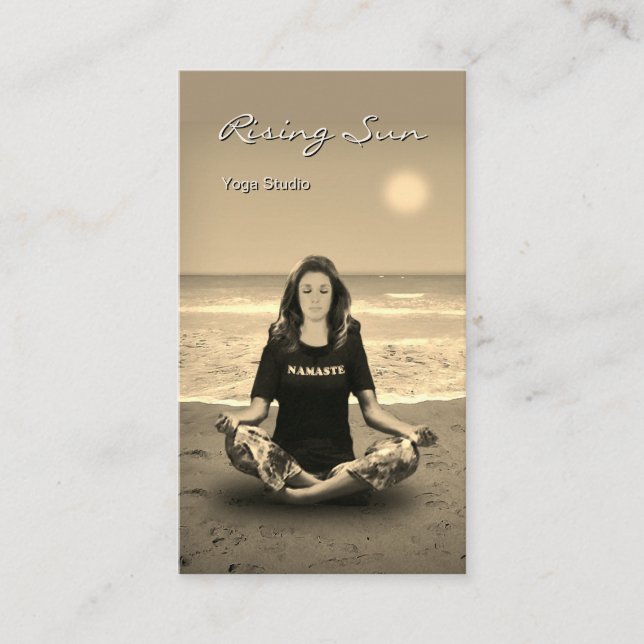 Yoga Studio Business Card (Front)