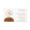 Yoga Studio Business Card on Pearl Stock