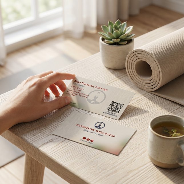 Yoga Studio Business | Classic House Card (Creator Uploaded)