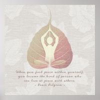 Yoga Studio Instructor Meditation Pose Bodhi Leaf