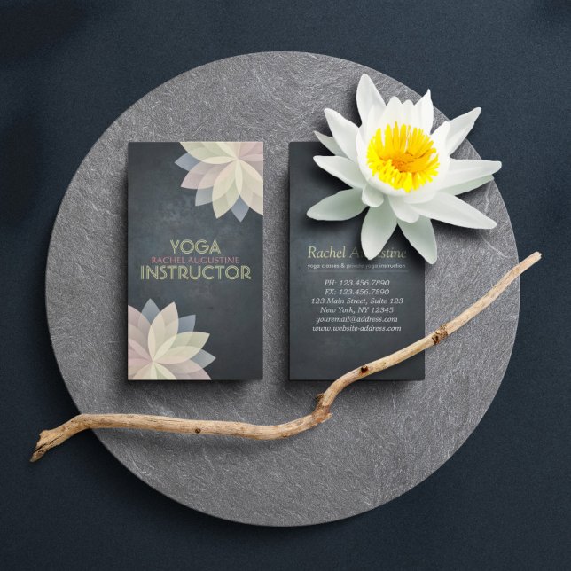 YOGA Studio Meditation Instructor Colourful Mandal Business Card (Creator Uploaded)