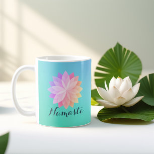 YOGA Studio Meditation Instructor Colourful Mandal Coffee Mug