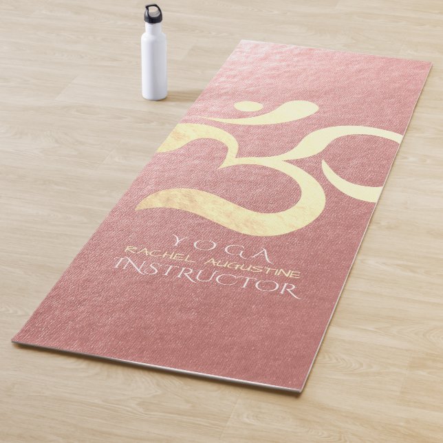 Yoga Studio Meditation Instructor Life Coach OM Mat (In Situ)