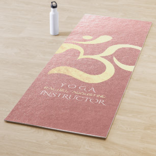 Yoga Studio Meditation Instructor Life Coach OM Yoga Mat