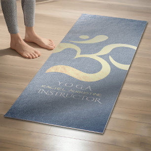 Yoga Studio Meditation Instructor Life Coach OM Yoga Mat