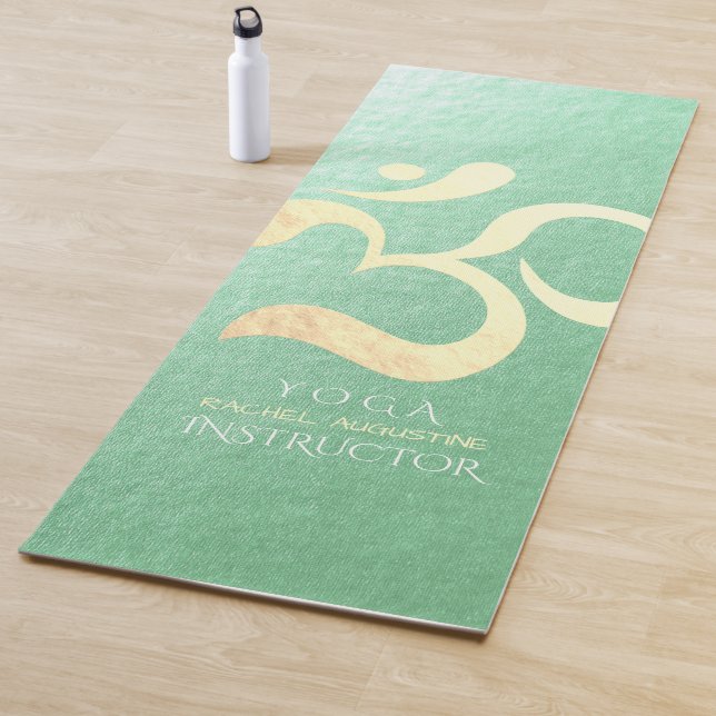 Yoga Studio Meditation Instructor Life Coach OM Yoga Mat (In Situ)