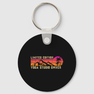 Yoga Studio Owner Job Birthday Worker Professional Key Ring